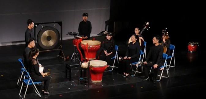 Wuchang musical instrument performance. (Click on the image to play the video)