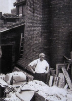 Dr. Noordhoff toured Mackay Memorial Hospital after a typhoon. (1962)