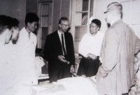 Dr. Noordhoff invited Dr. Brosma to Taiwan to instruct doctors in Makay Memorial Hospital. (1963)